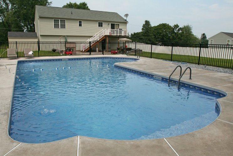 1B True L Roman Inground Pool - Ghent, NY
