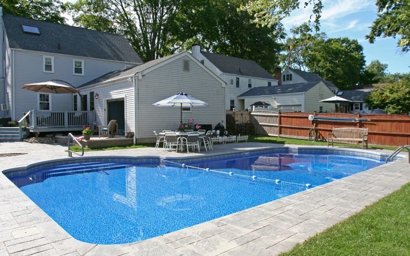 2B True L Roman Inground Pool - Germantown, NY