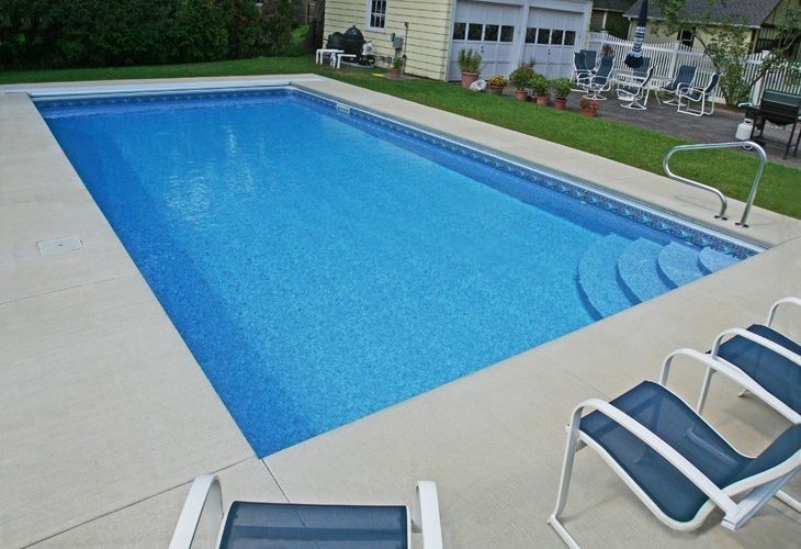 9D Rectangle Inground Pool - Kinderhook, NY